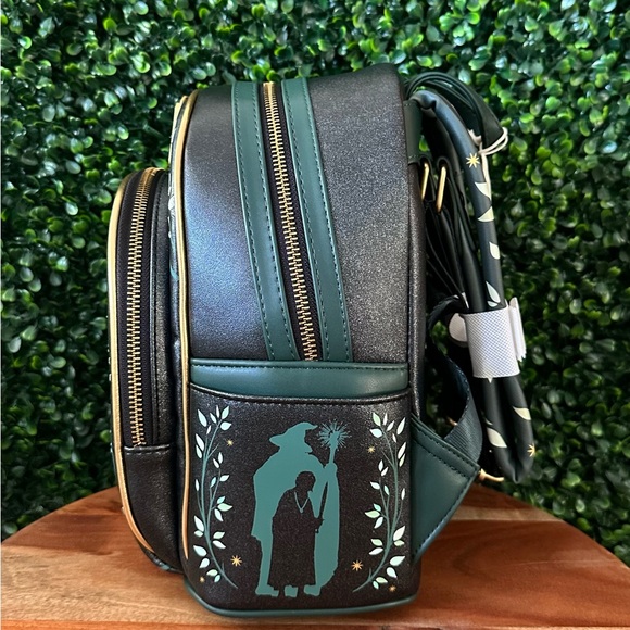 Loungefly The Lord of the Rings Doors of Durin Glow-in-the-Dark Mini Backpack - Picture 2 of 6